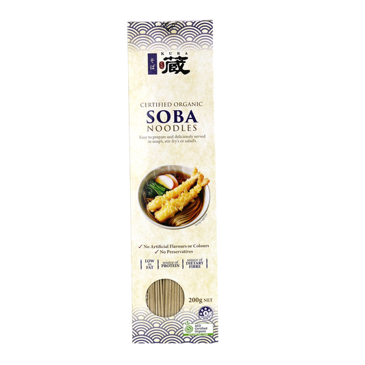 Kura Organic Soba Noodles 200g