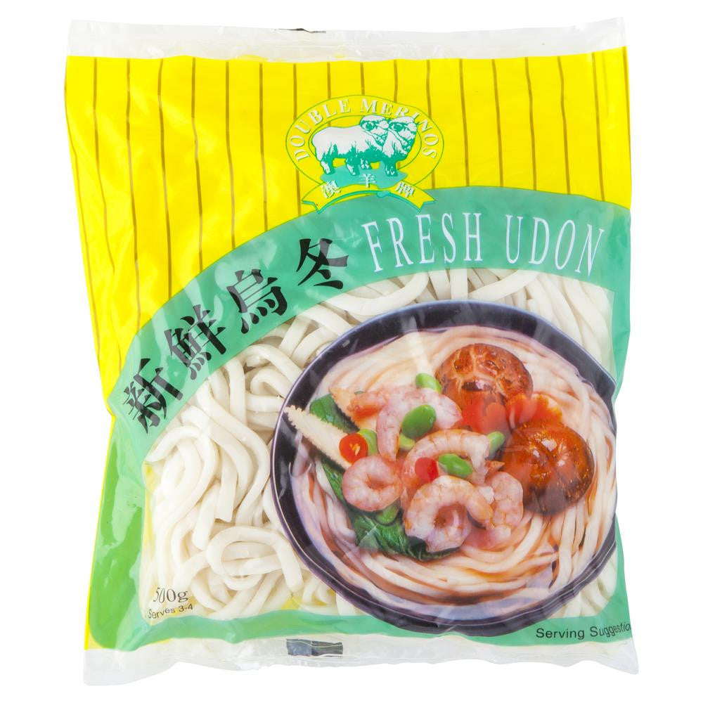 Double Merinos Fresh Udon 500g , Frdg3-Asian - HFM, Harris Farm Markets
 - 1