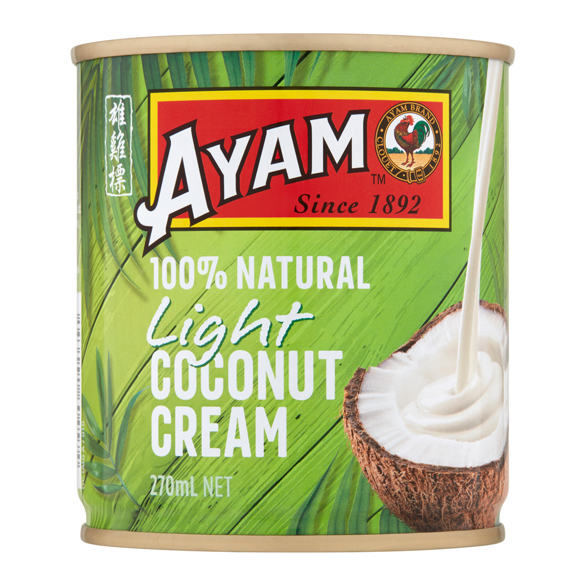 Ayam Coconut Cream Light 270ml