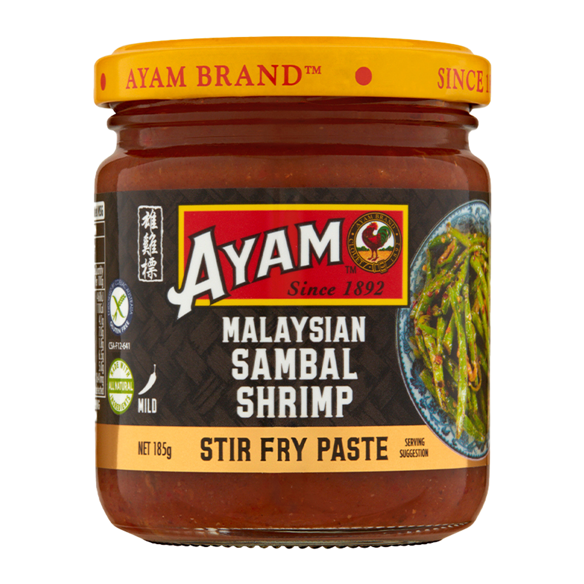 Ayam Malaysian Sambal Shrimp Paste 185g