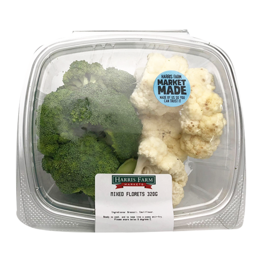 Harris Farm Mixed Florets Broccoli and Cauliflower 320g