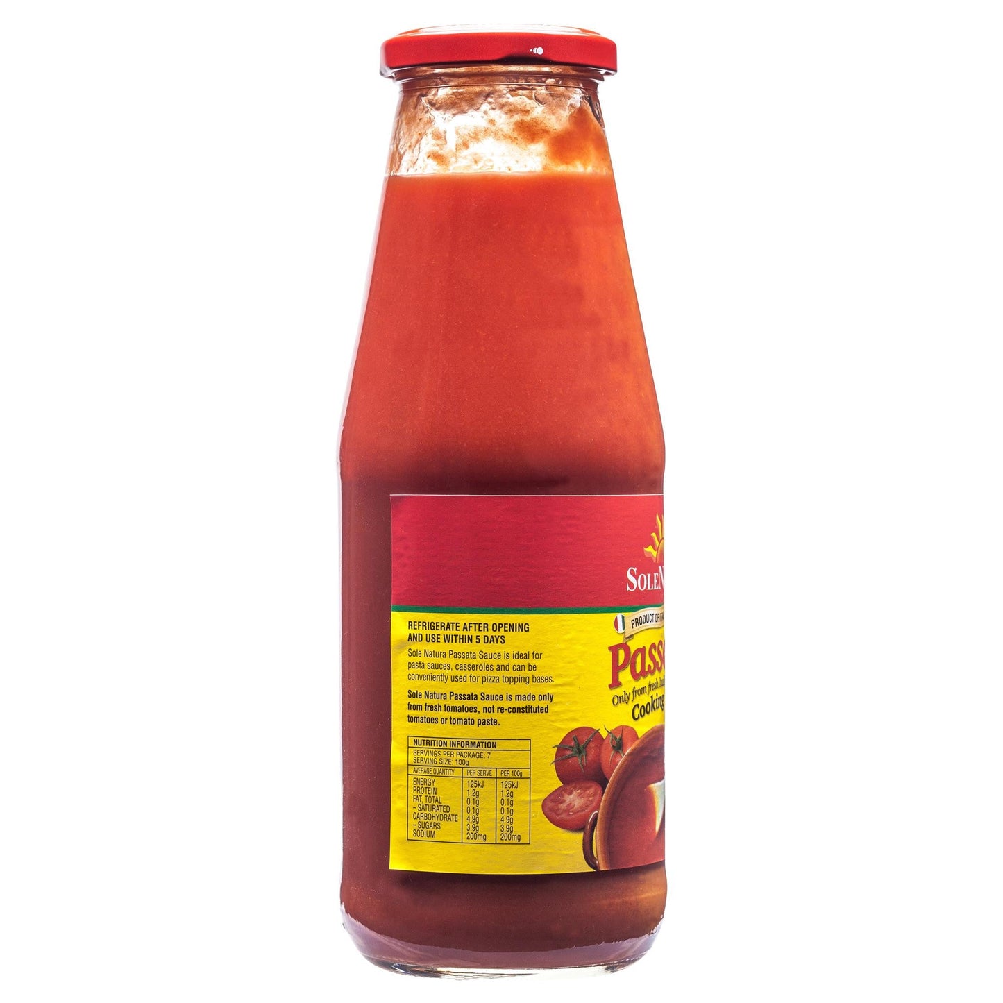 Sole Natura Passata 600g , Grocery-Pasta - HFM, Harris Farm Markets
 - 2