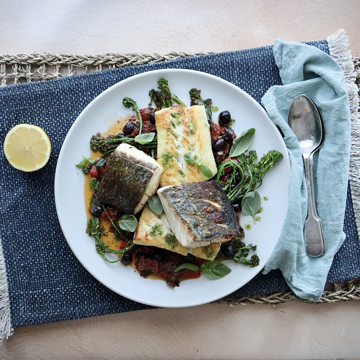 Blue Eye Cod - with Sicilian Caponata