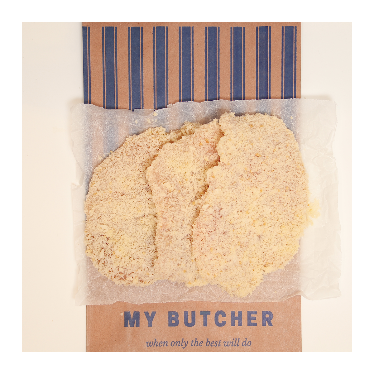 Butcher Chicken Schnitzel Crumbed 300-500g