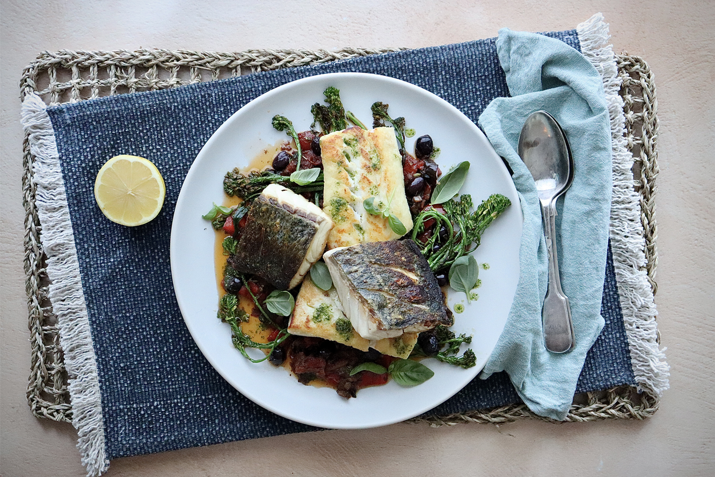 Blue Eye Cod - with Sicilian Caponata