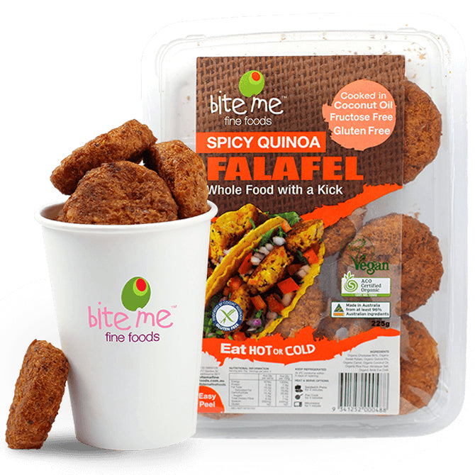 Bite Me Fine Foods Falafel Spicy Quinoa 225g