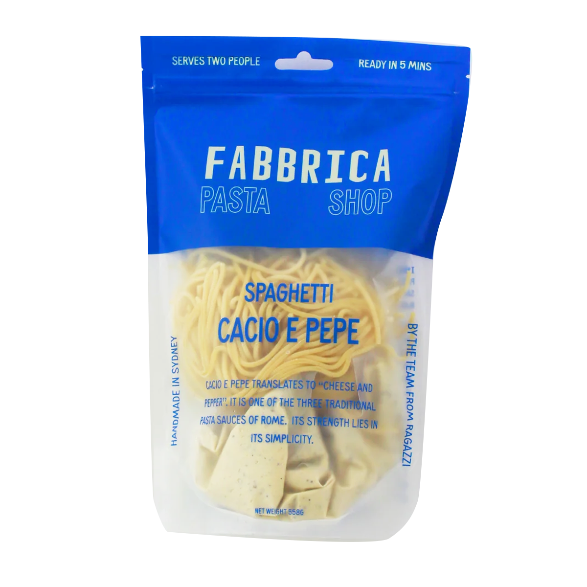 Fabbrica Pasta Spaghetti Cacio E Pepe 550g