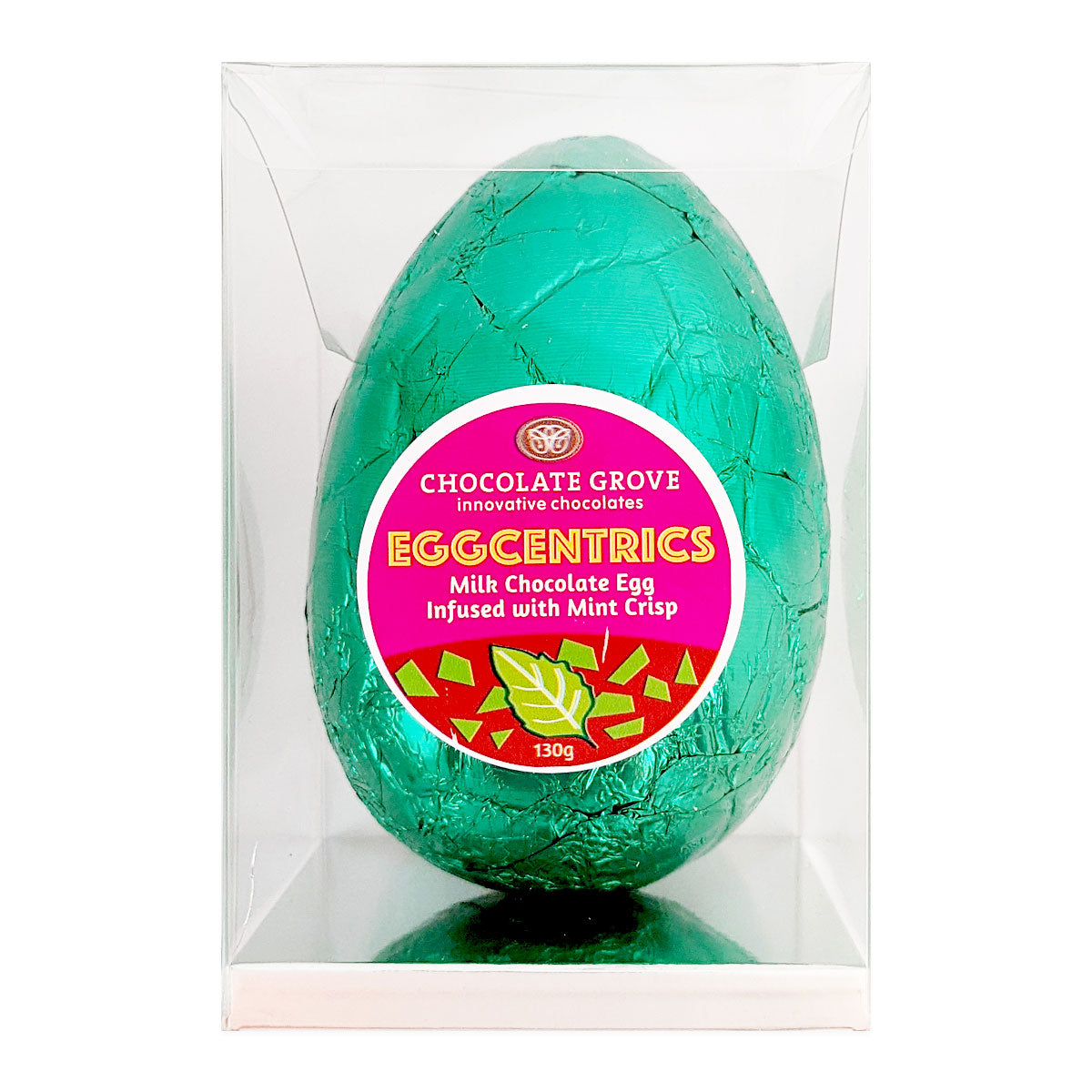 Chocolate Grove Milk Chocolate Peppermint Egg 130g | Harris Farm Online