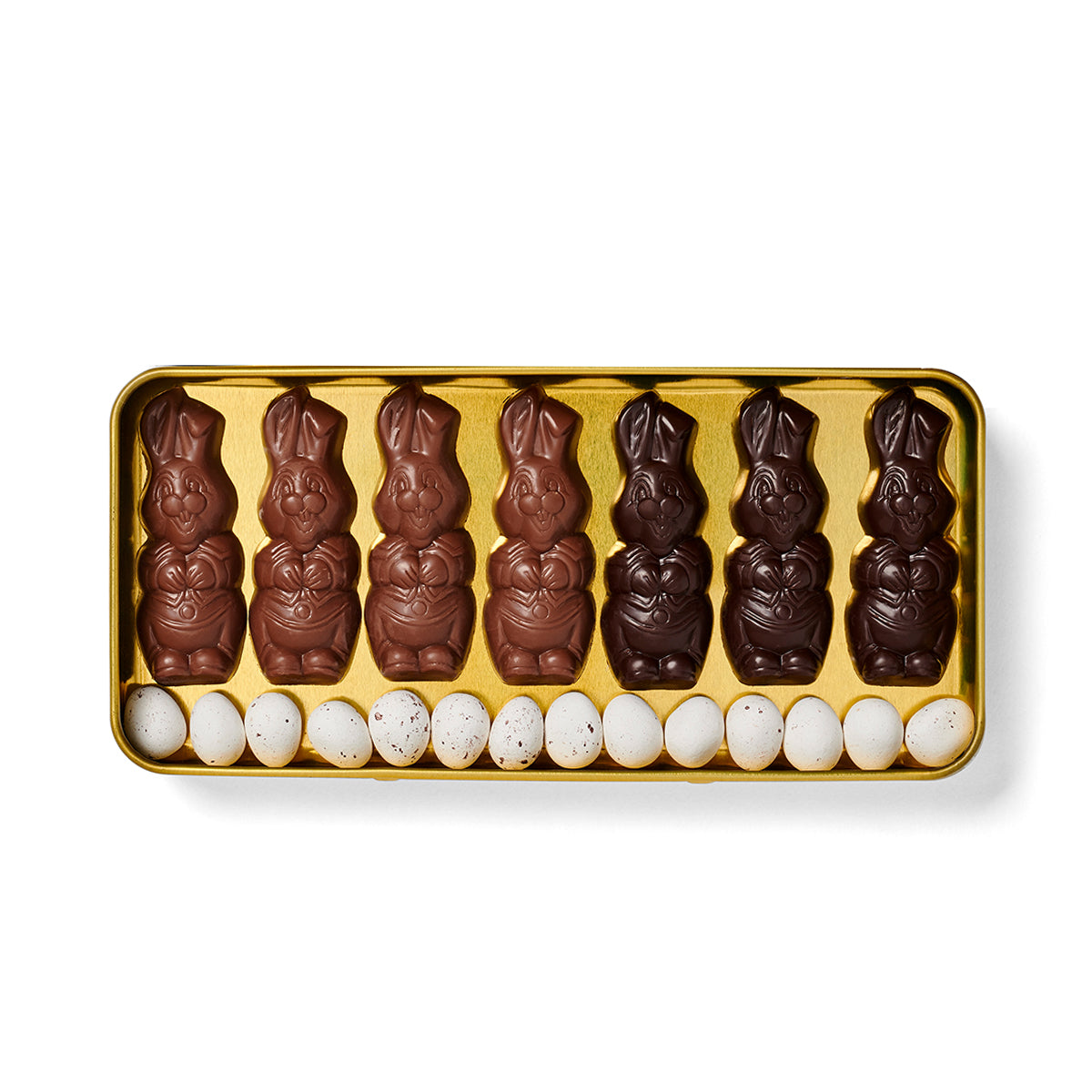 Koko Black Discovery Tin, Bunnies and Speckled Eggs Milk and 54% Dark Chocolate | Harris Farm Online