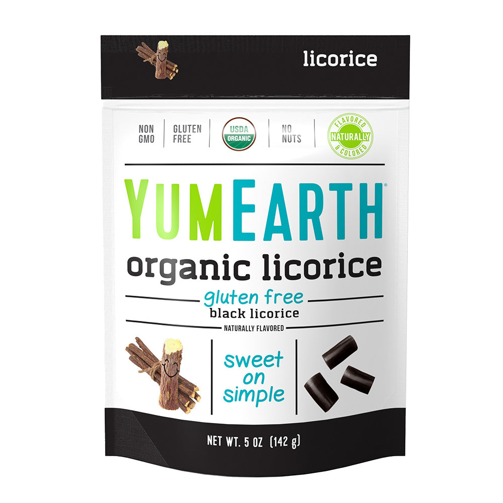 YumEarth Organic Licorice Black 142g