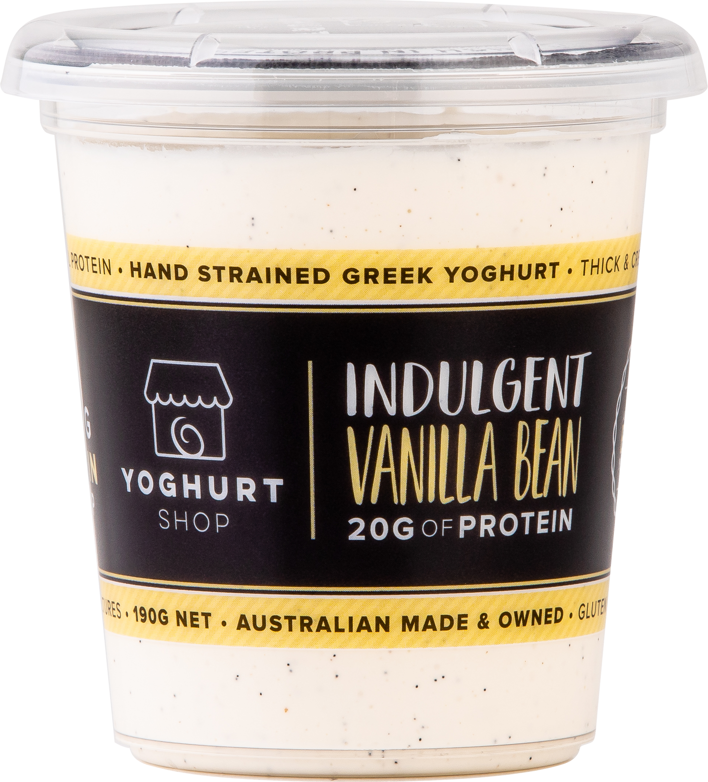 The Yoghurt Shop Greek Vanilla Bean 190g