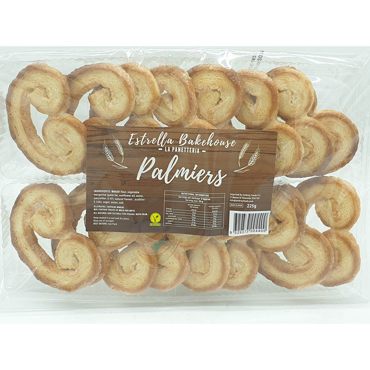 Estrella Bakehouse Palmiers 225g