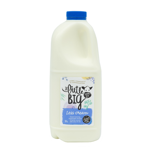 The Little Big Dairy Less Cream Milk 2L