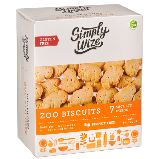 Simply Wize Gluten Free Zoo Biscuits | Harris Farm Online