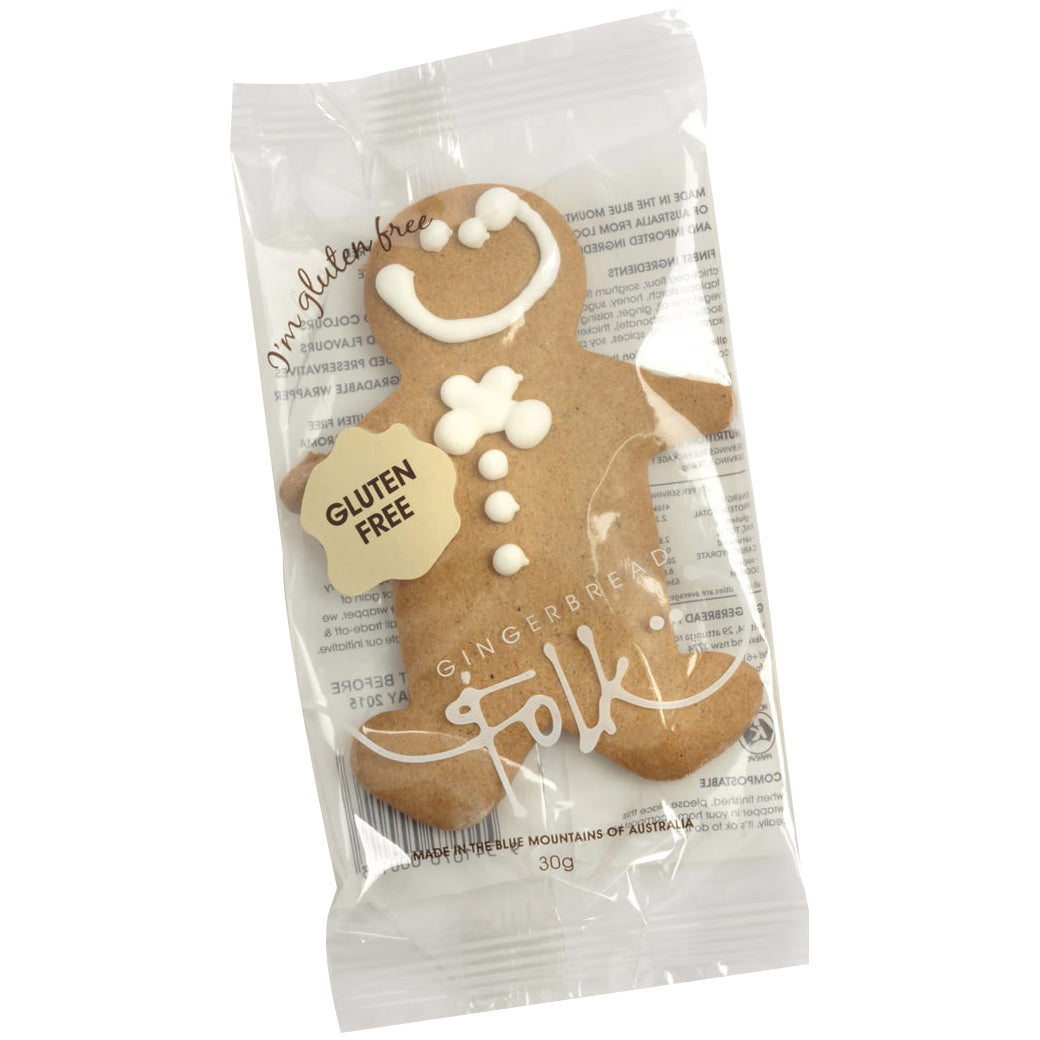 Gingerbread Folk Gingerbread Man Gluten Free 30g