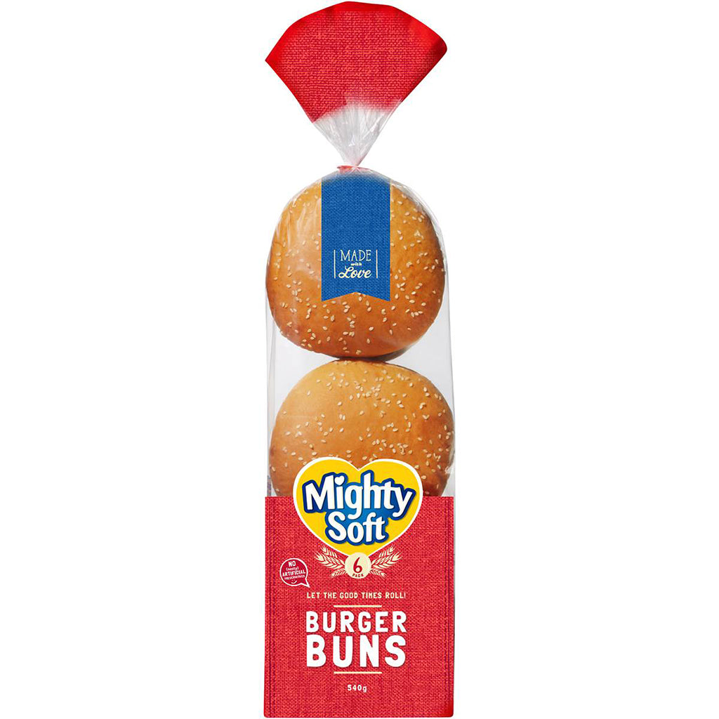 Mighty Soft Burger Buns | Harris Farm Online