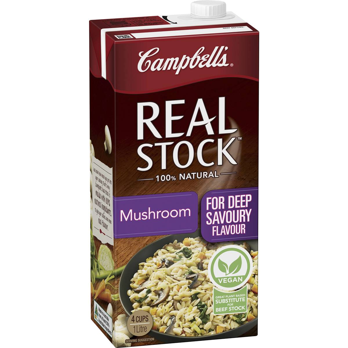 Campbells Real Stock Mushroom 1L