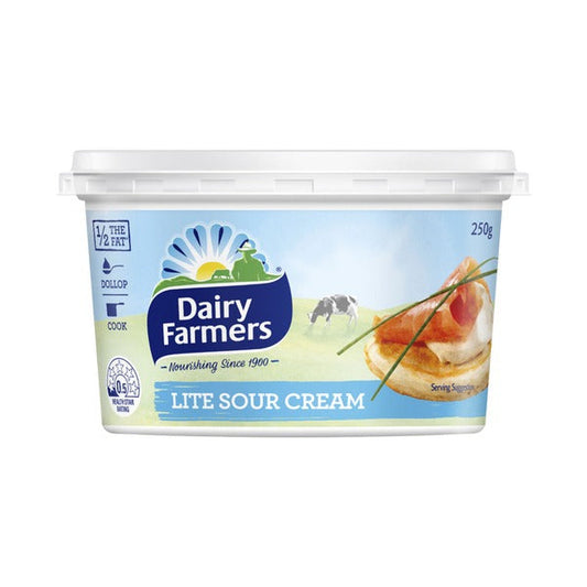 Dairy Farmers Lite Sour Cream 250g