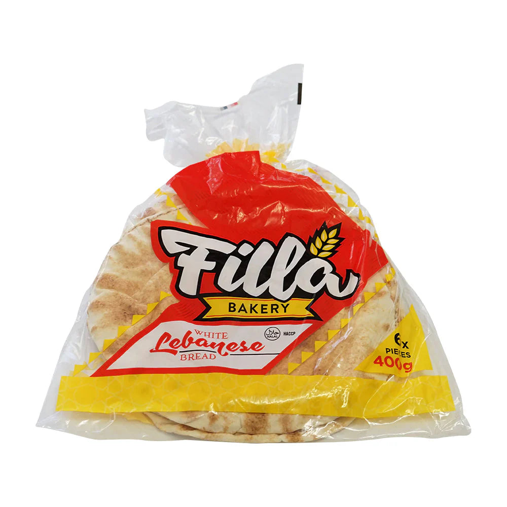 Filla Bakery Lebanese White x6 400g