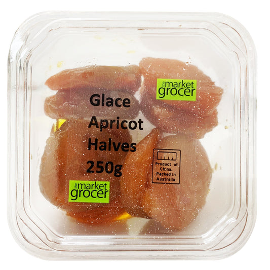 The Market Grocer Glace Apricot Halves | Harris Farm Online