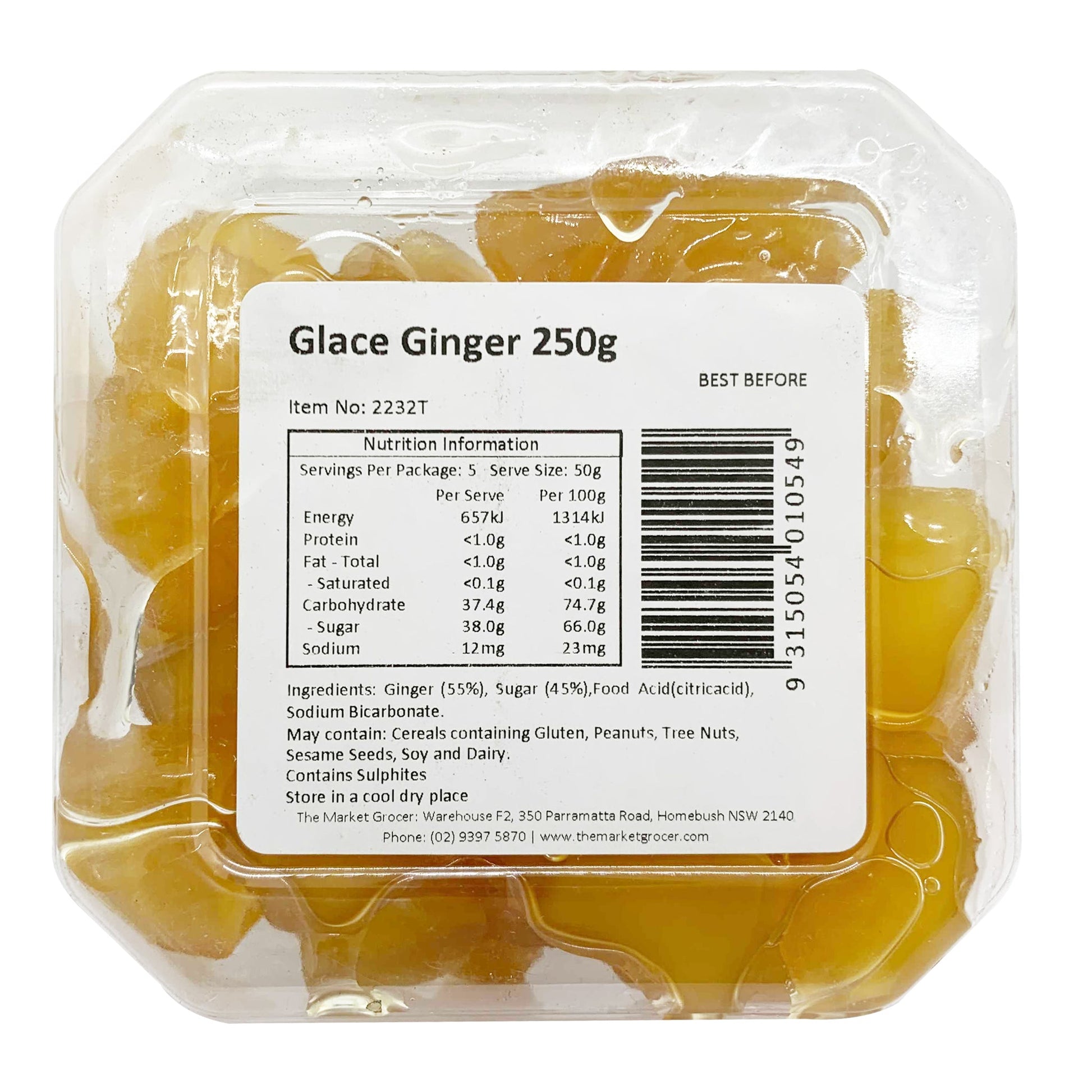 The Market Grocer Glace Ginger | Harris Farm Online