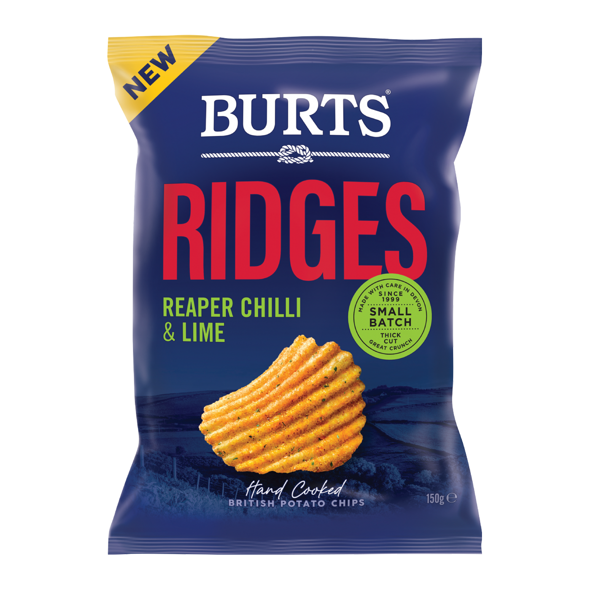 Burts Ridges Reaper Chilli and Lime 150g