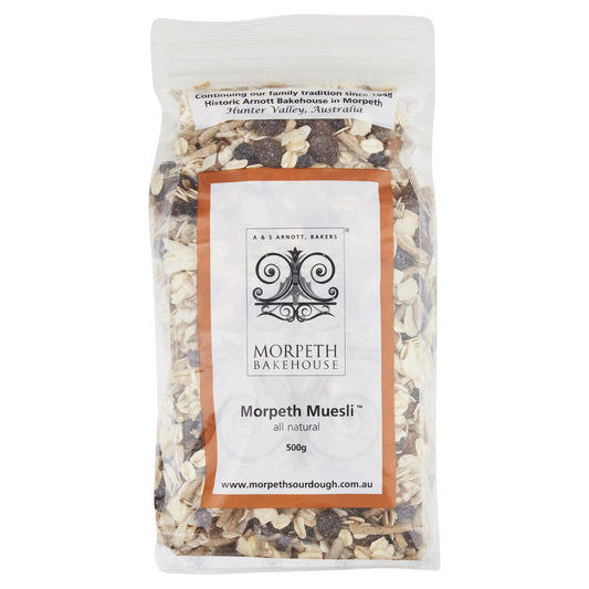 Morpeth Muesli Natural 500g , Grocery-Cereals - HFM, Harris Farm Markets
 - 1