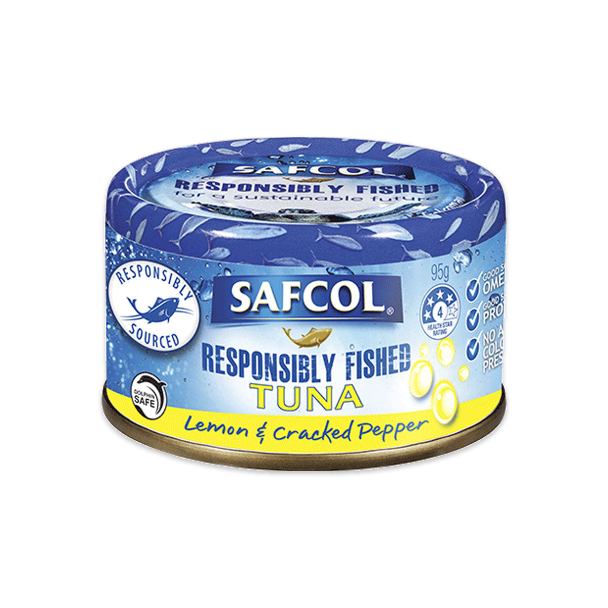 Safcol Tuna Lemon and Cracked Pepper 95g | Harris Farm Online