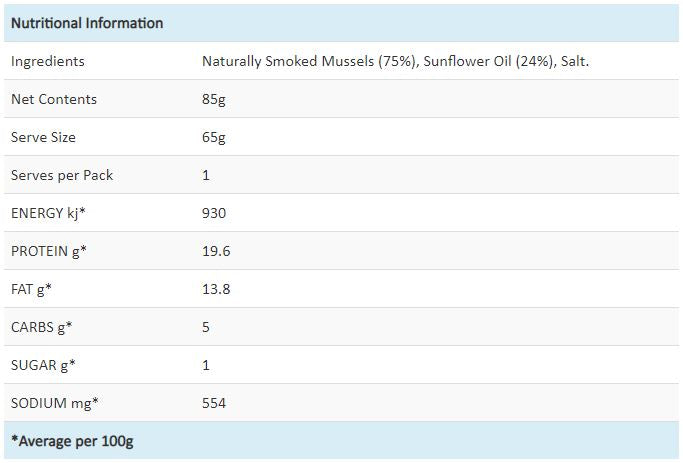 Safcol Delicatessen Smoked Mussels in Oil 85g