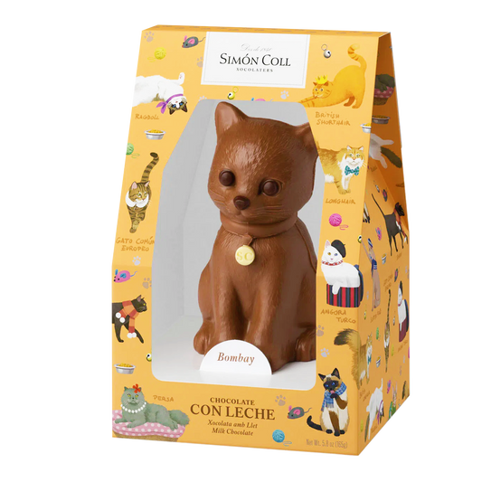 Simon Coll Milk Chocolate Cat in Carton 165g