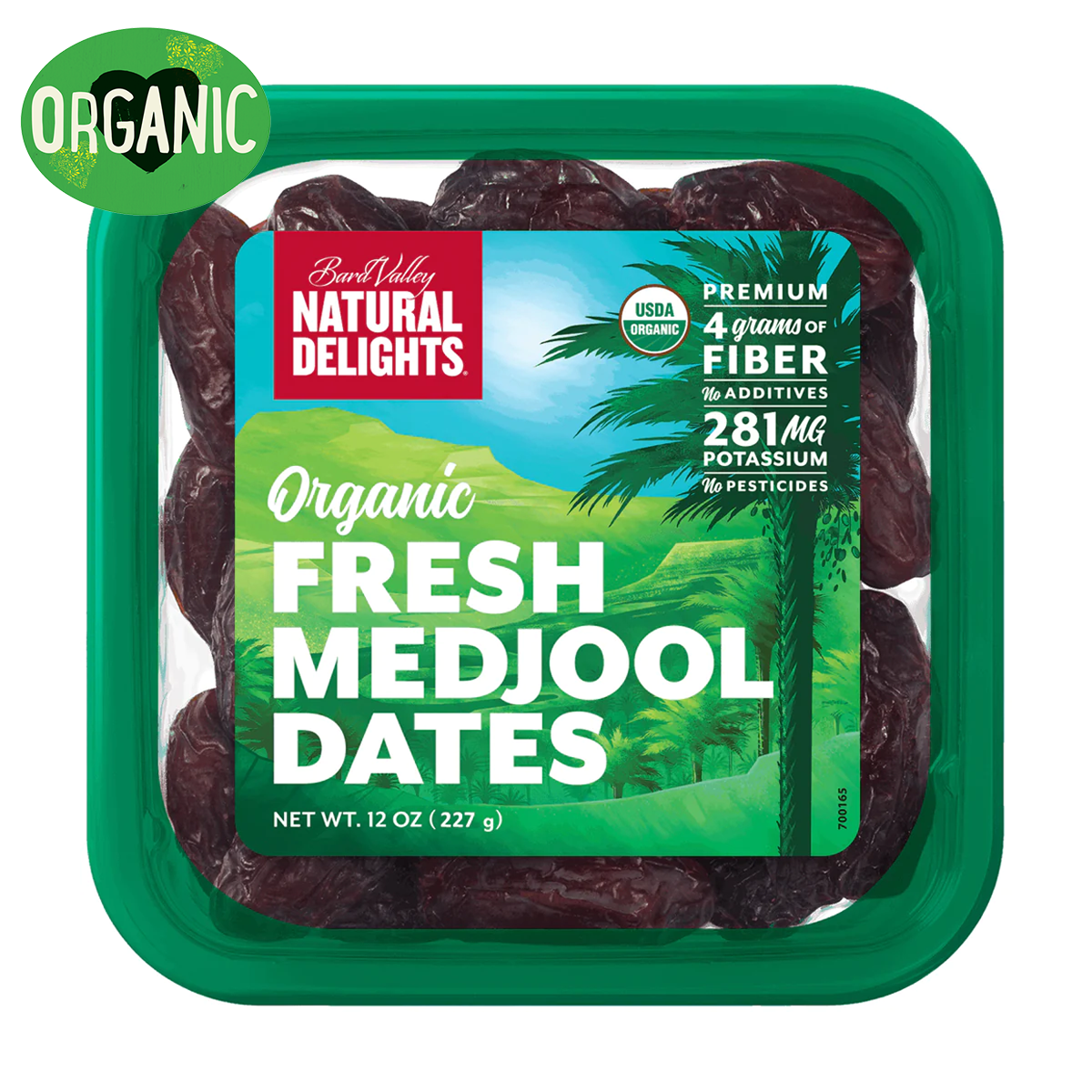 Dates Organic Natural Delights Fresh Medjool 227g