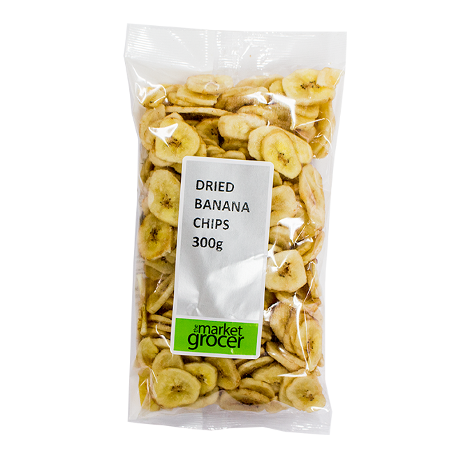 The Market Grocer Banana Chips 300g