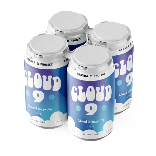 Akasha Brewing Company Cloud 9 Hazy IPA Can 4 x 375ml