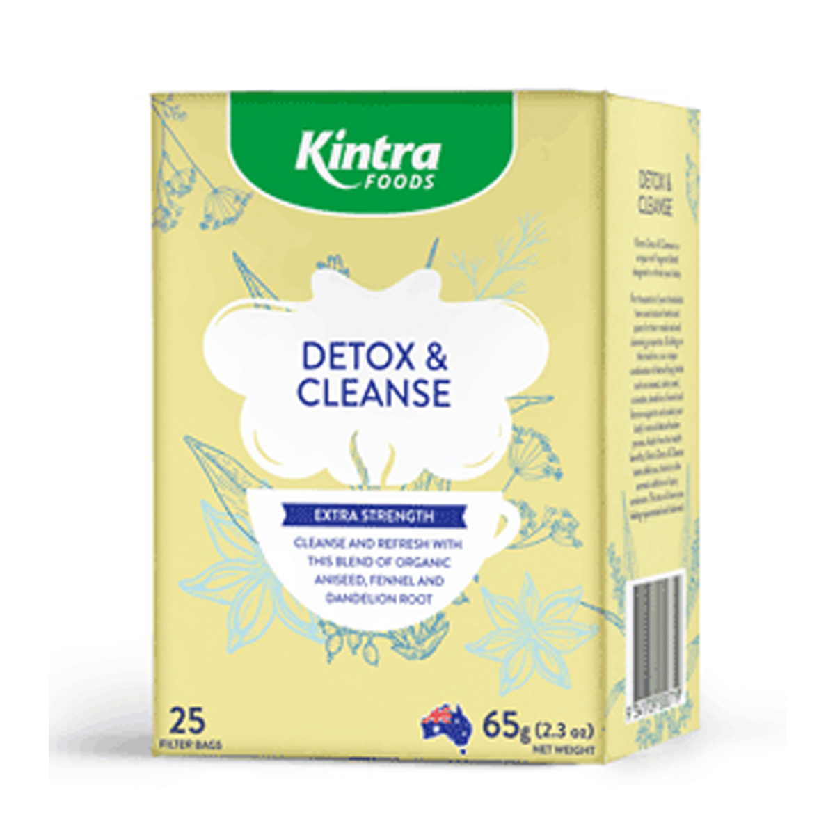 Kintra Foods Detox and Cleanse Teabags x25 65g