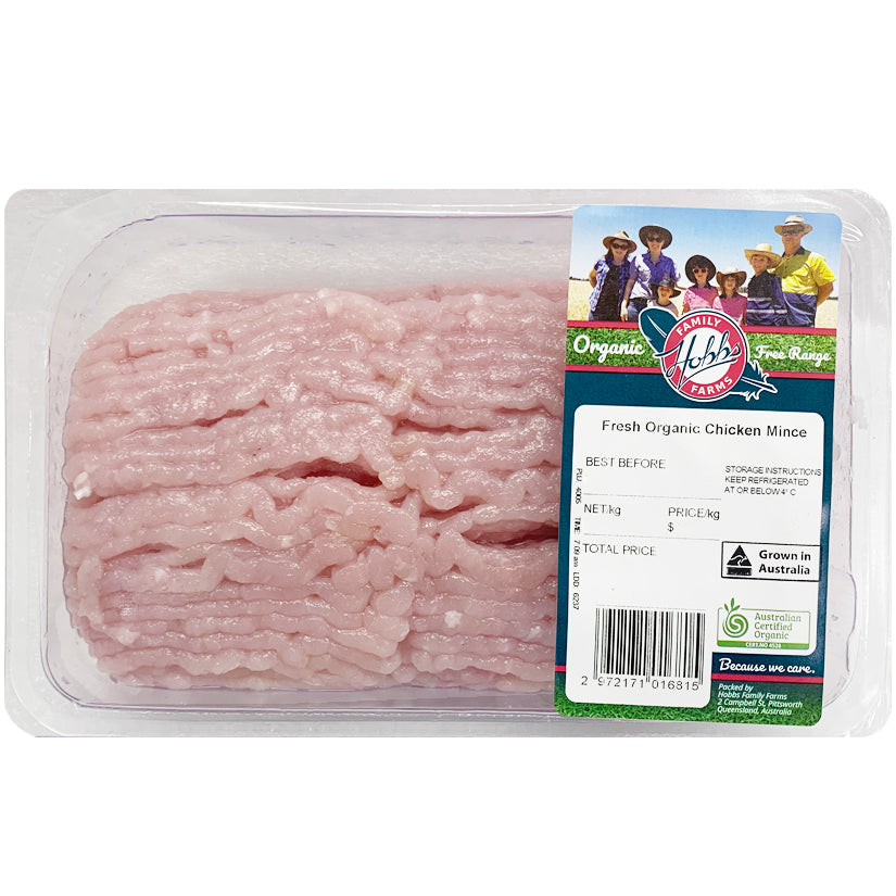 Hobb's Farms Organic Free Range Chicken Mince | Harris Farm Online