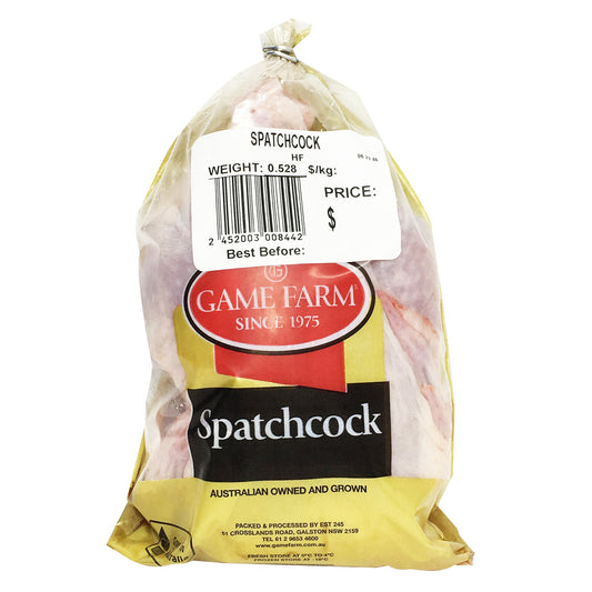 Game Farm Spatchcock Whole 500-700g