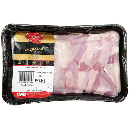 Game Farm Quail Fillets 300-400g