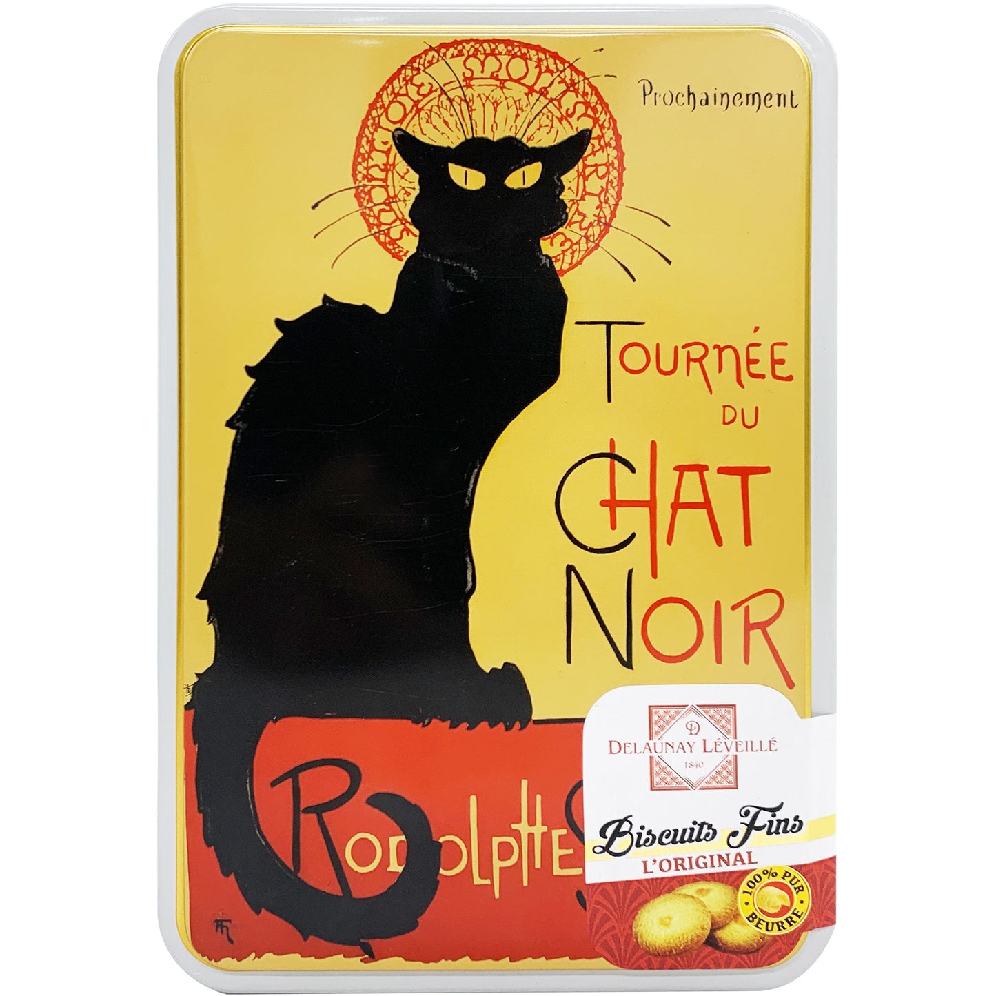 Delaunay Leveille Cookies Tourne'e du Chat Noir Tin | Harris Farm Online