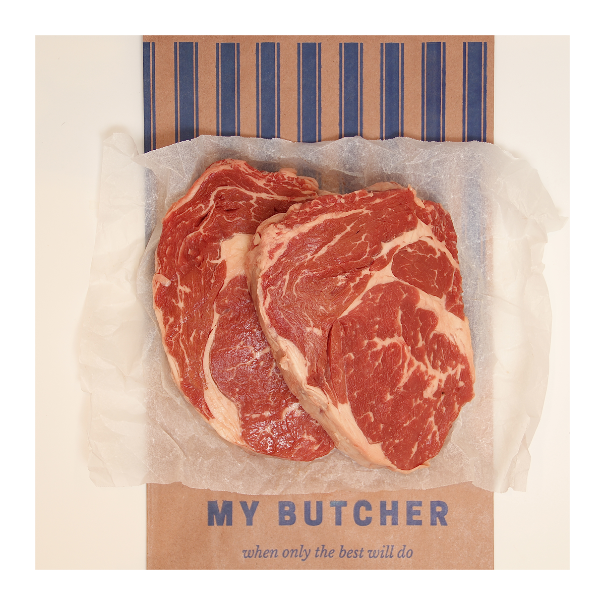 Butcher Beef Rib Eye Scotch Fillet Steak 450-700g