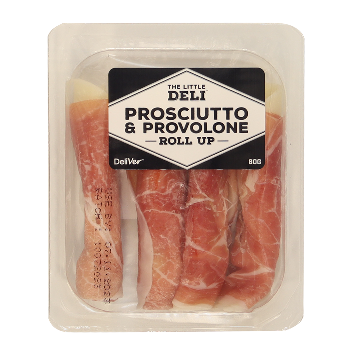 The Little Deli Prosciutto and Provolone Roll Up 80g