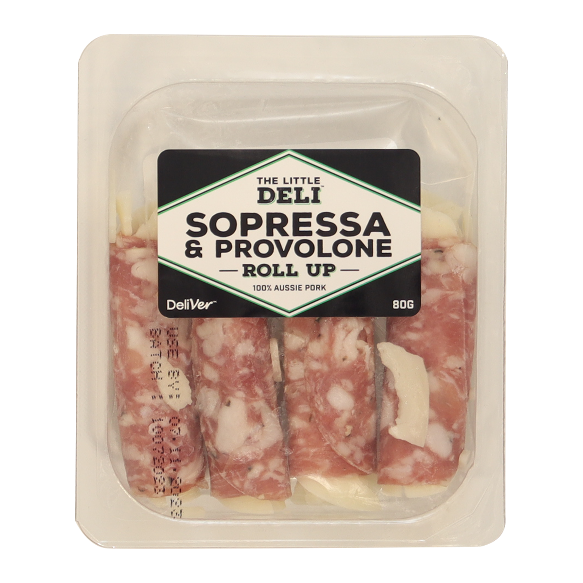 The Little Deli Sopressa and Provolone Roll Up 80g