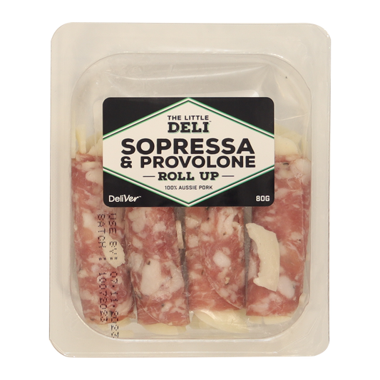 The Little Deli Sopressa and Provolone Roll Up 80g