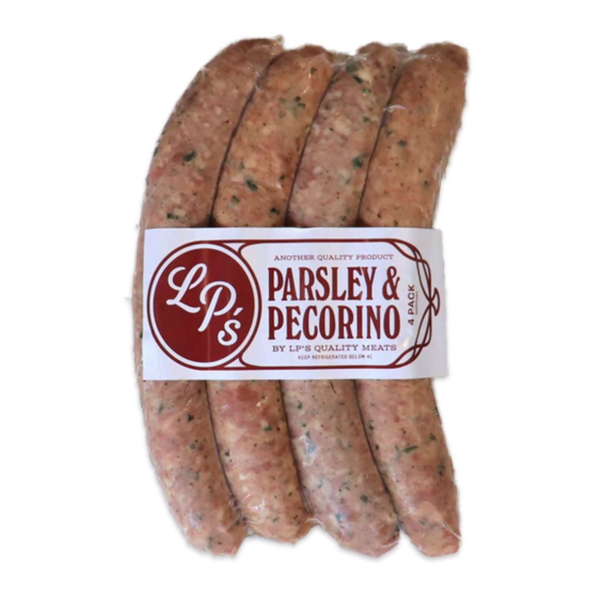 LP'S Quality Meats Parsley and Pecorino Sausage Free Range x4 540g | Harris Farm Online