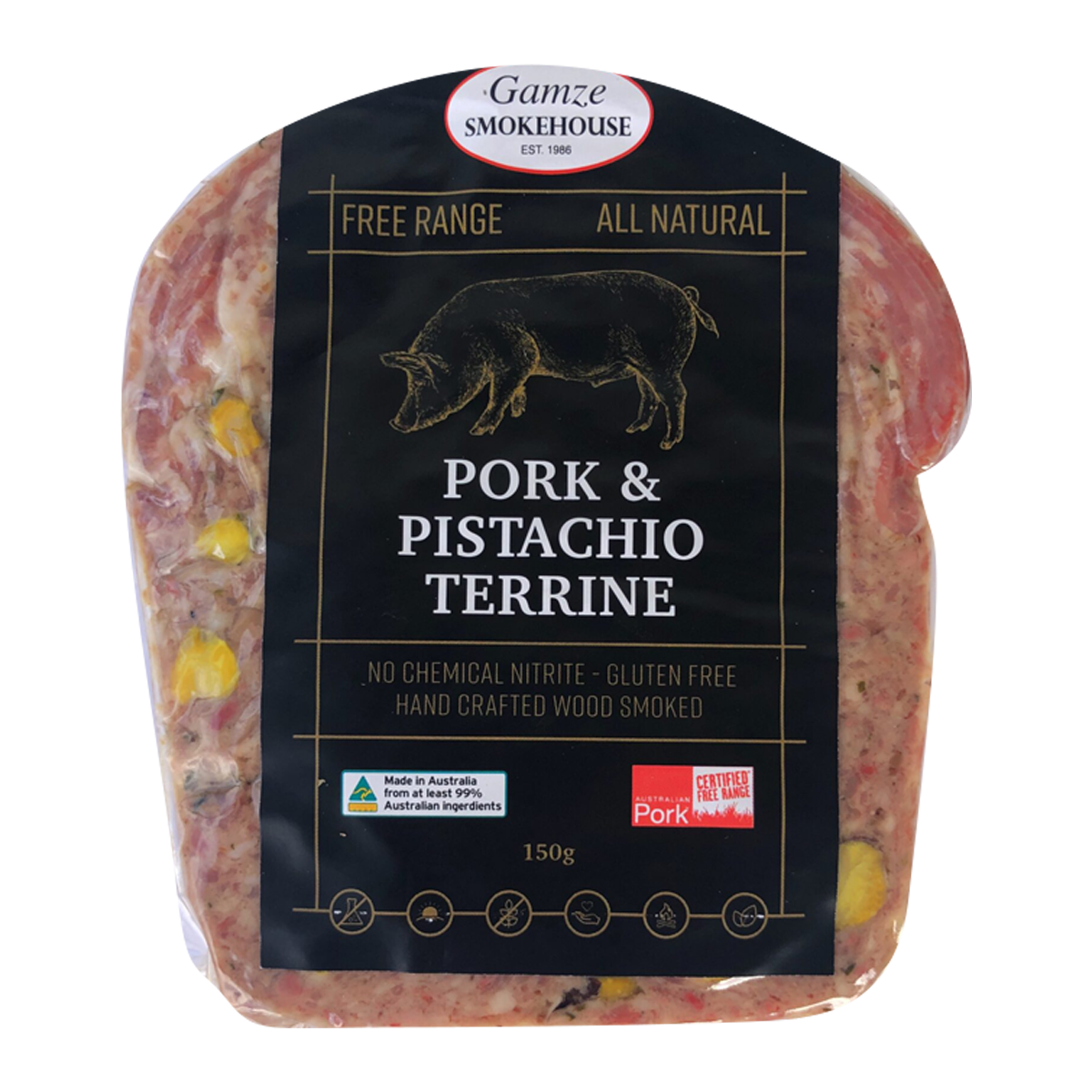 Gamze Pork and Pistachio Terrine 150g