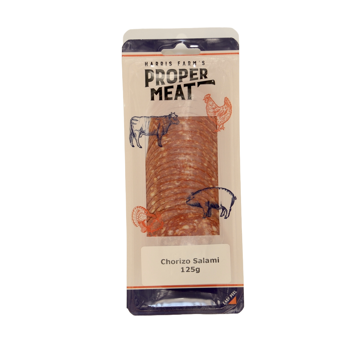 Harris Farms Proper Meat Chorizo Salami 125g