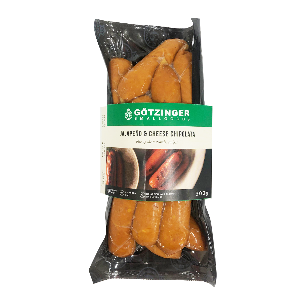 Gotzinger Jalapeno with Cheese Chipolata 300g