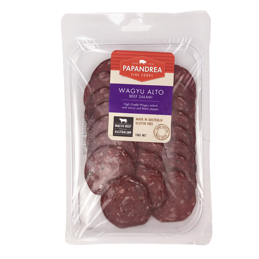 Papandrea Fine Foods Wagyu Alto Salami 100g