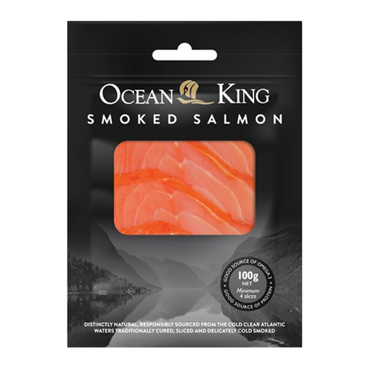 Ocean King Scottish Style Smoked Salmon 100g