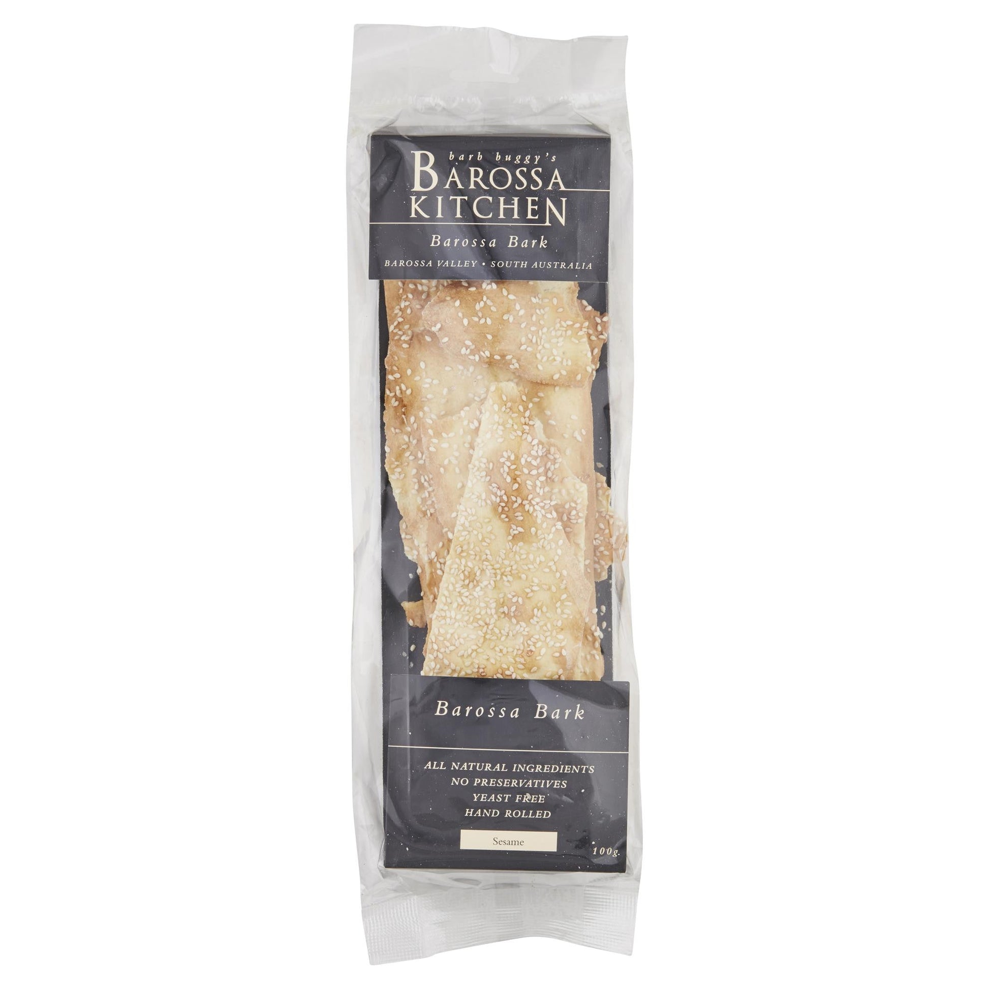 Barossa Sesame Flatbread 100g , Grocery-Biscuits - HFM, Harris Farm Markets
 - 1