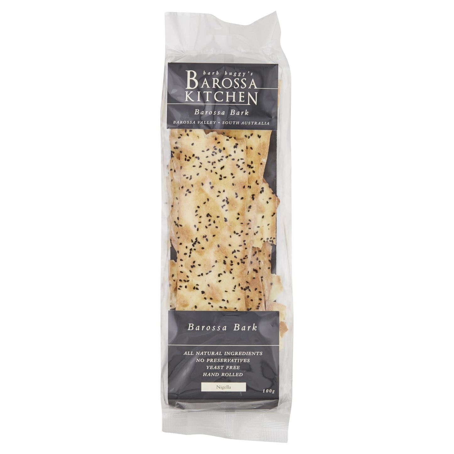 Barossa Nigella Flatbread 100g , Grocery-Biscuits - HFM, Harris Farm Markets
 - 1